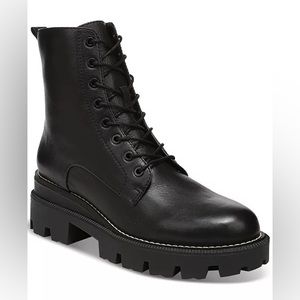 Sam Edelman Garret Lace-Up Lug Sole Combat Boot; Size 7.5; brand new